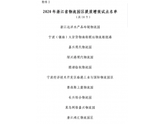 重磅！紹興港入選2020年浙江省物流園區提質增效
